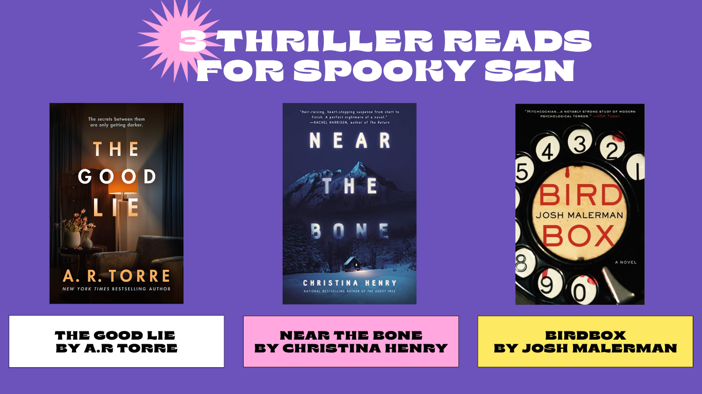 3 Thriller Reads for Spooky Season